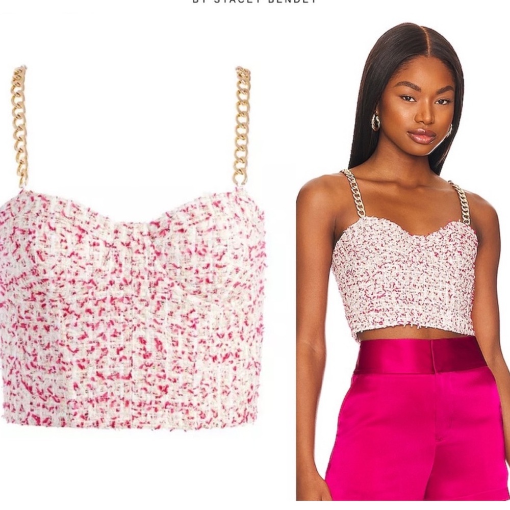 Alice and Olivia Cristi Bustier Top